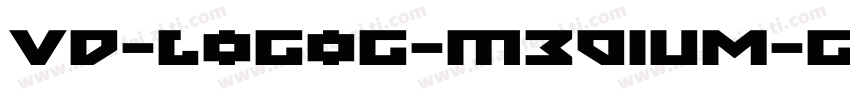 VD-LogoG-Medium-G Regular字体转换